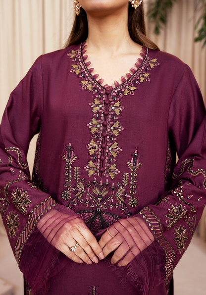 Zarqash | The Winter Luxe Pret | PLUM REVERI