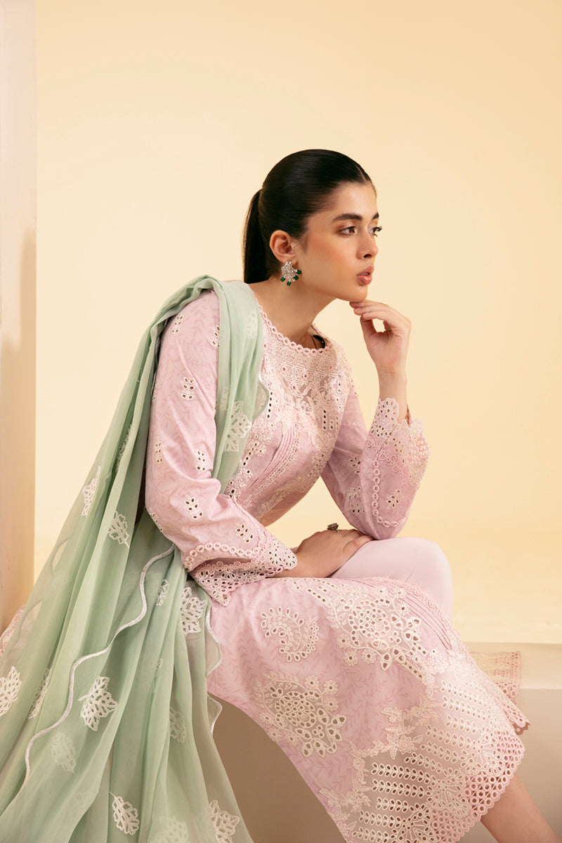 Qalamkar | Qlinekari Luxury Lawn | SQ-02 ASEMA - House Of Anaya