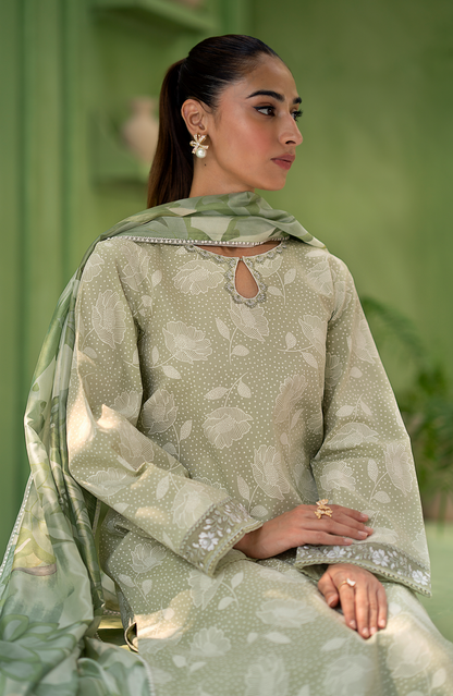 Seran | Artisan Lawn 25 | PISTACHE - House Of Anaya