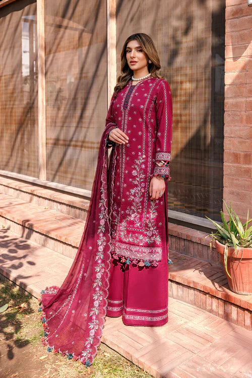 Farasha | Kaavish Lawn 24 | GARNET GLAM - House Of Anaya