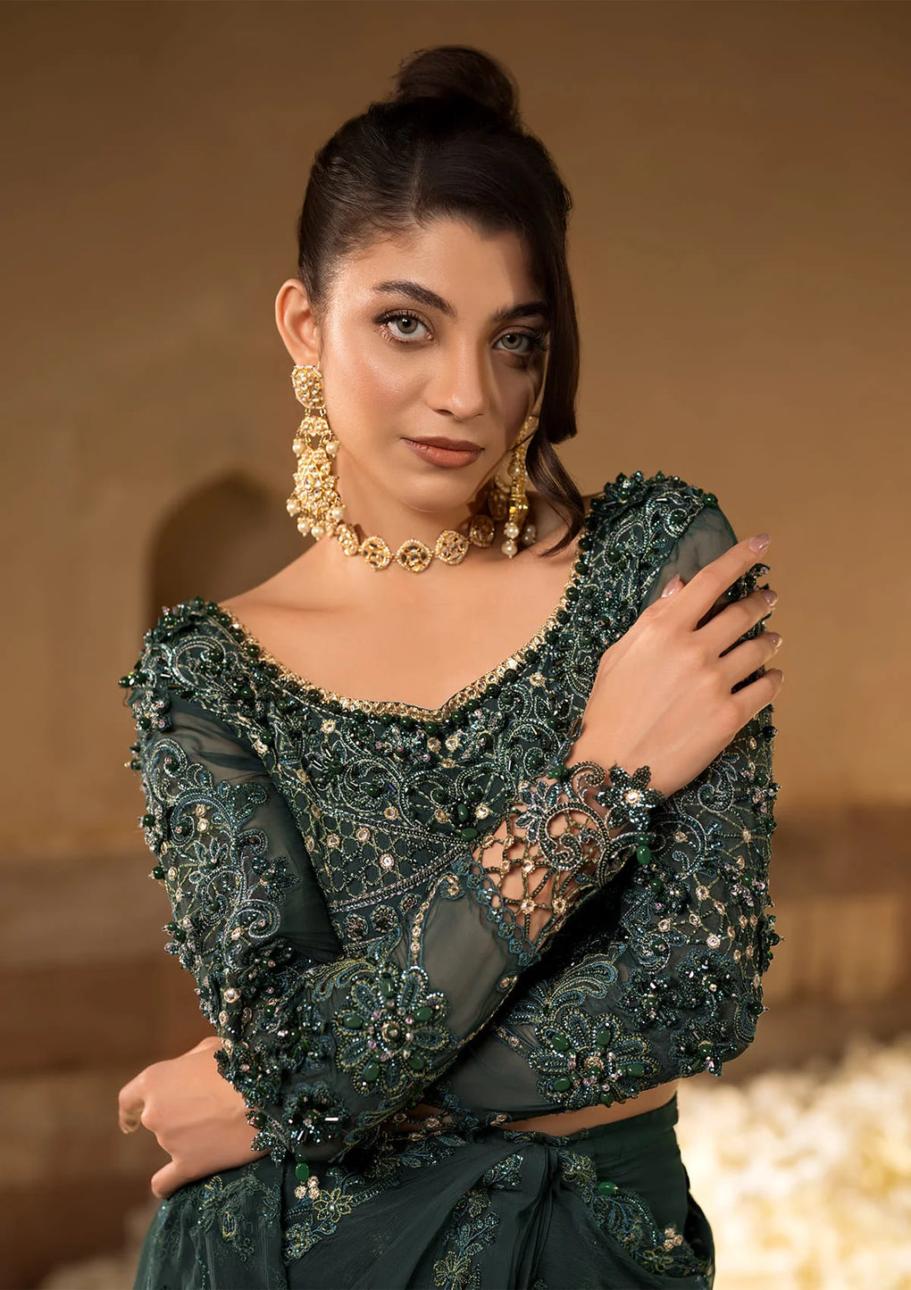 Elaf Premium | Formal Handwork Collection | EFH-01 JAHAN ARA - House Of Anaya