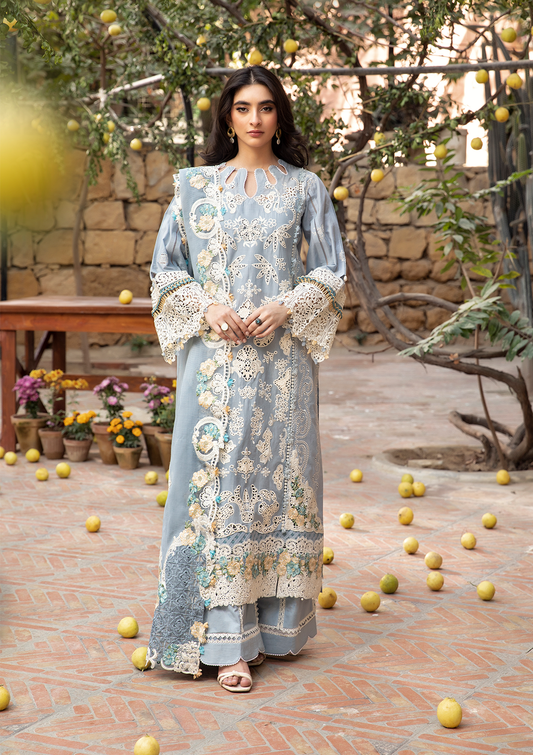 Elaf Premium | Luxury Lawn 25 | ELM-7B MAHVEEN
