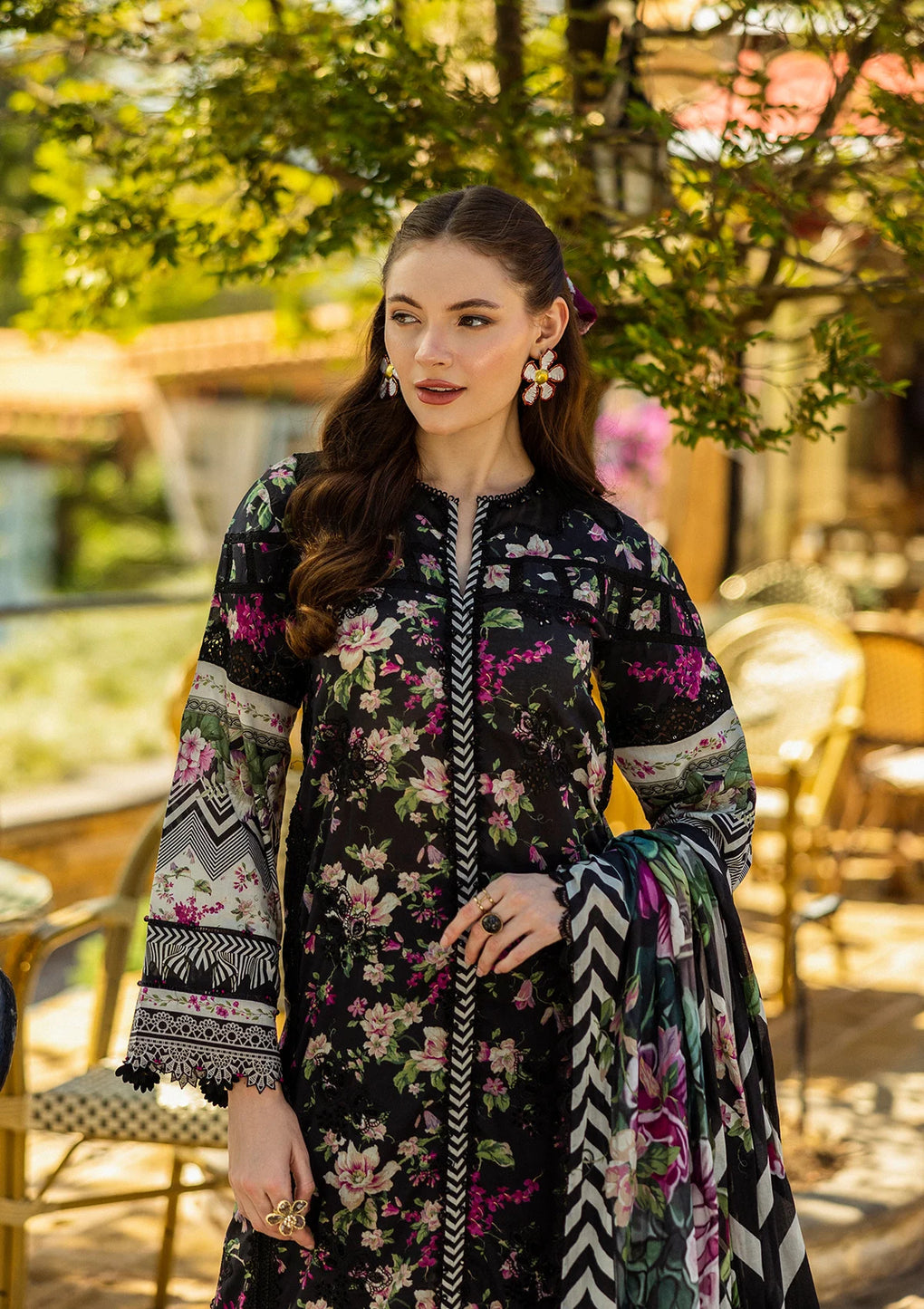 Elaf Premium | Print Chikankari 25 | ELK-05A BELLEZA