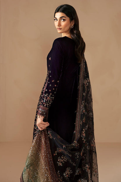 JAZMIN__Embroidered Velvet Formal VF-2027 - House Of Anaya