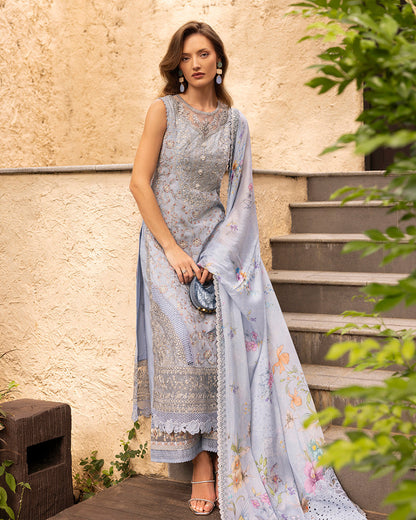 Faiza Saqlain | Zinnia Lawn 25 | Liana - House Of Anaya