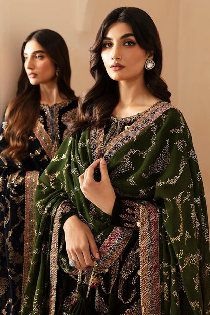 JAZMIN__Embroidered Velvet Formal VF-2024 - House Of Anaya