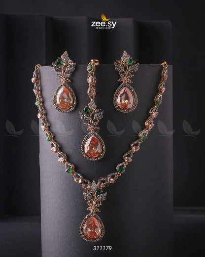Opal Necklace Set - Libasekhas