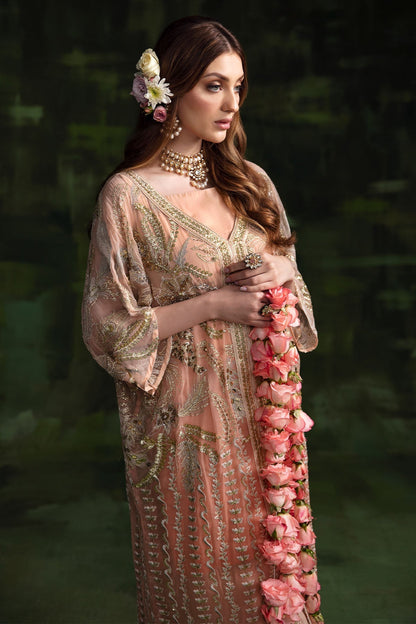 Nureh | Luxury Pret Formals | SHEER PINK