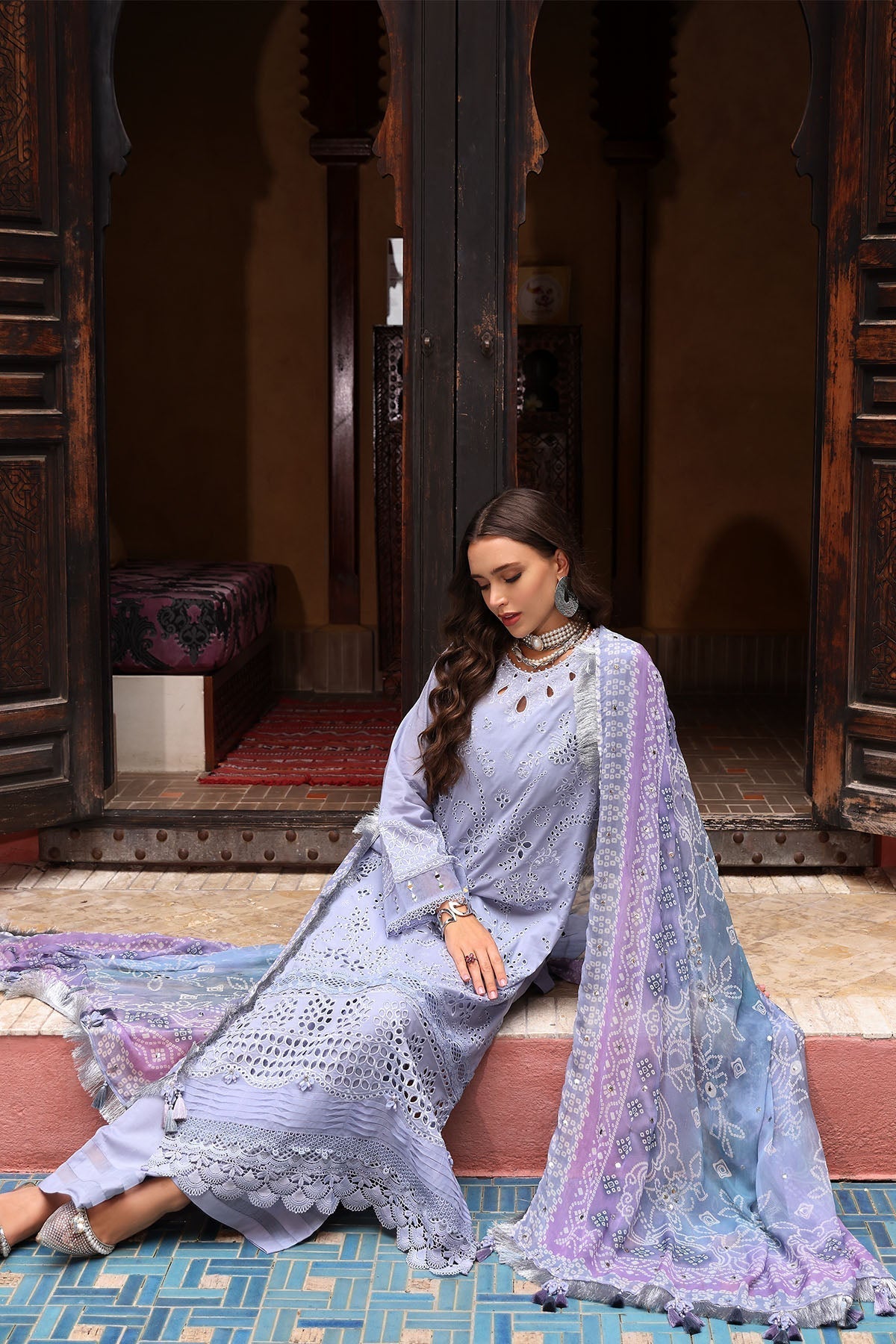 Nureh | Bazaar Lawn 25 | NE-108 - House Of Anaya