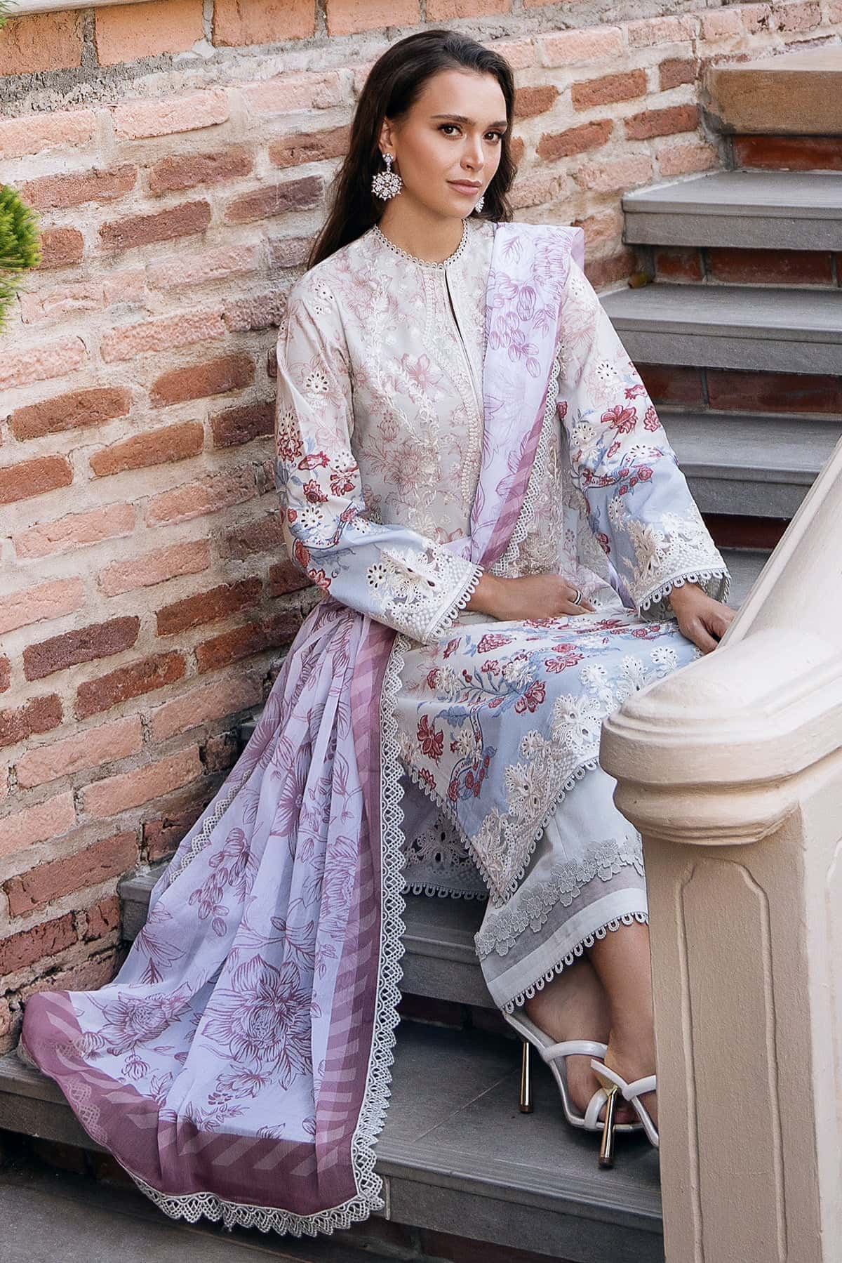 Afrozeh | Damask The Holiday Edit 25 | Opaline B - House Of Anaya