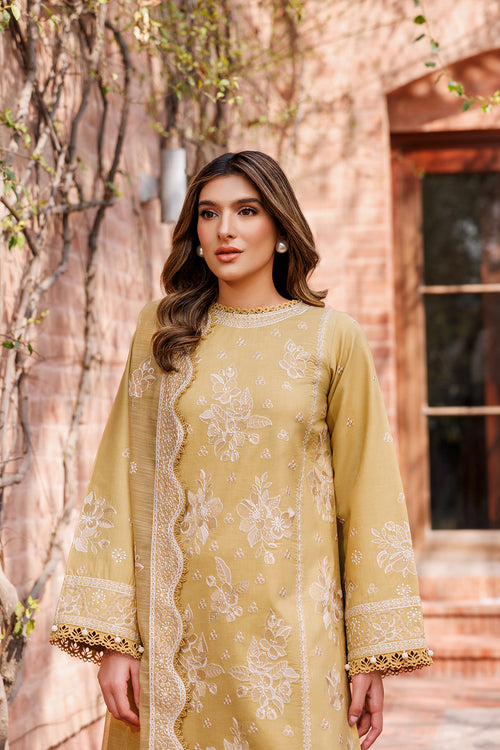 Farasha | Dastoor Embroidered Lawn SS24 | TUSCANY DREAM - House Of Anaya