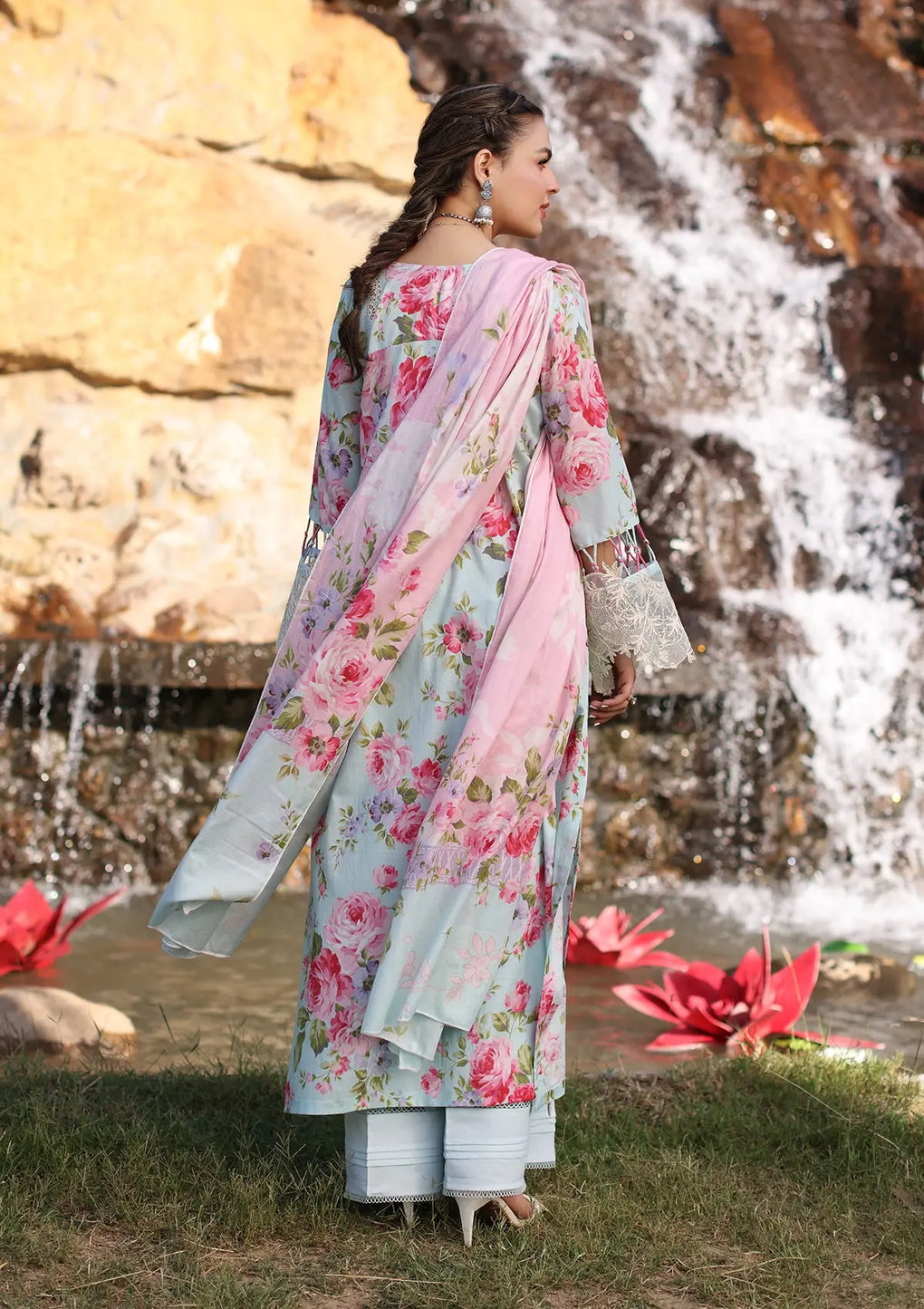 Elaf Premium | Prints Chikankari 24 | 04B GLACIELLA - House Of Anaya
