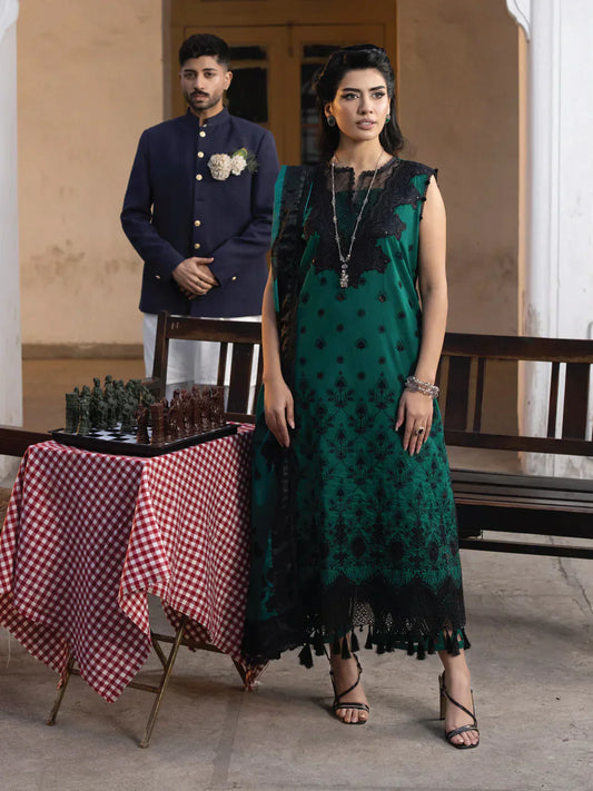 Faiza Faisal | Maya Luxury Lawn | Jaana - House Of Anaya