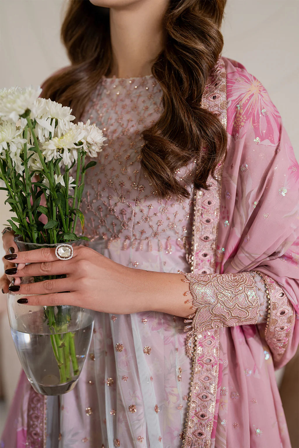 Iznik | Chinon Chiffon | CC-64 Embroidered Net