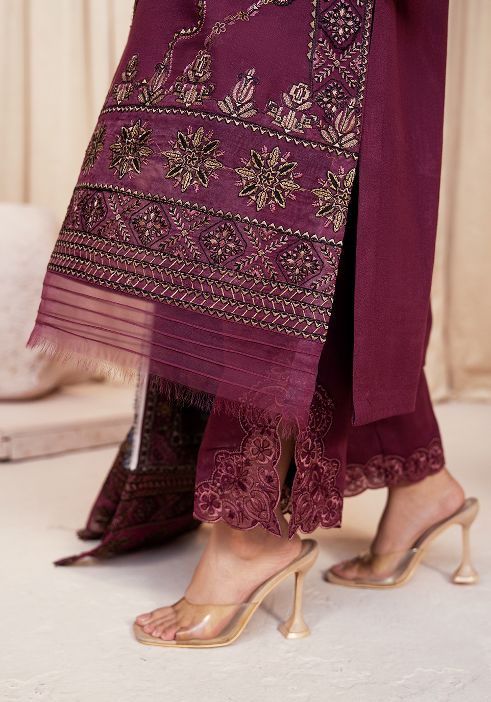 Zarqash | The Winter Luxe Pret | PLUM REVERI