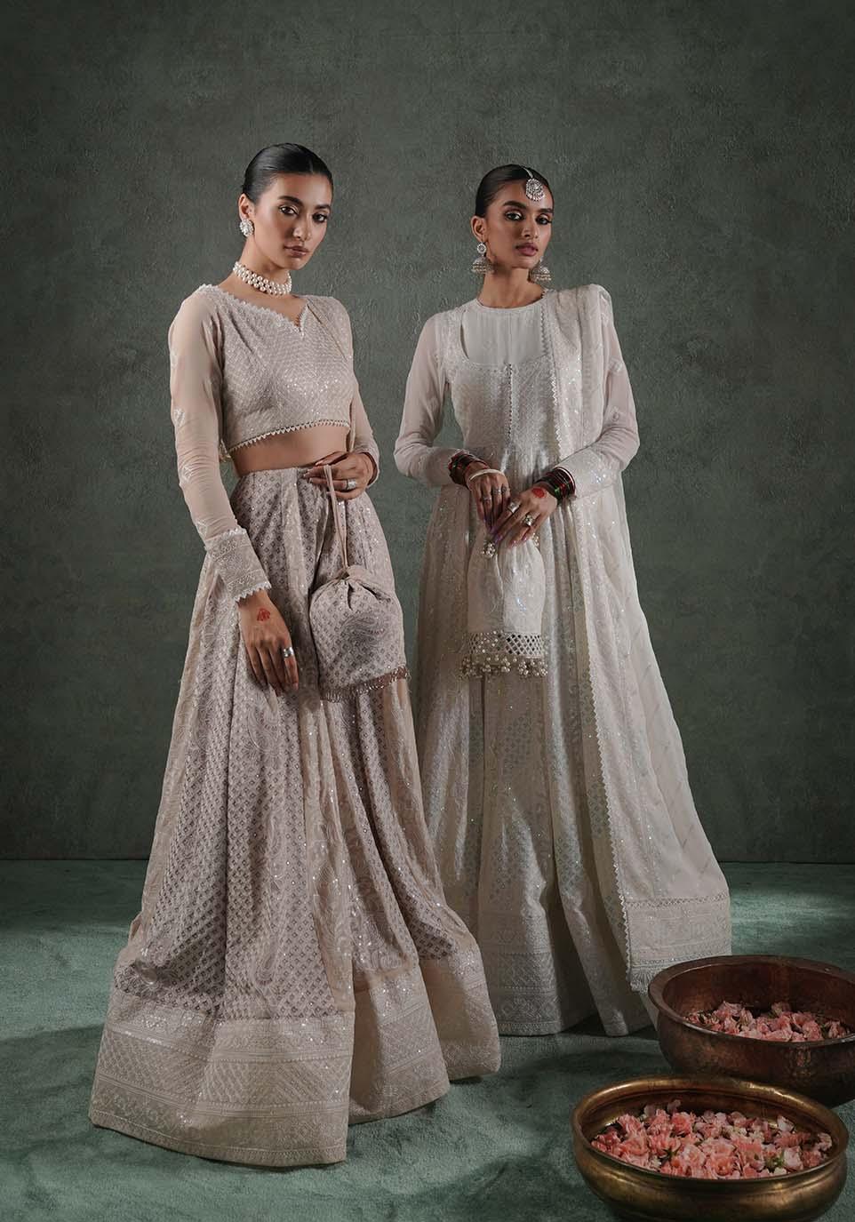 Zarqash | Lakhnawi Festive Chiffon 24 |  ZQL 006B JAHANARA