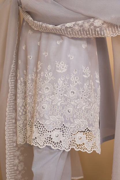 Cross Stitch | Chikankari Lawn Collection | P-05 - House Of Anaya