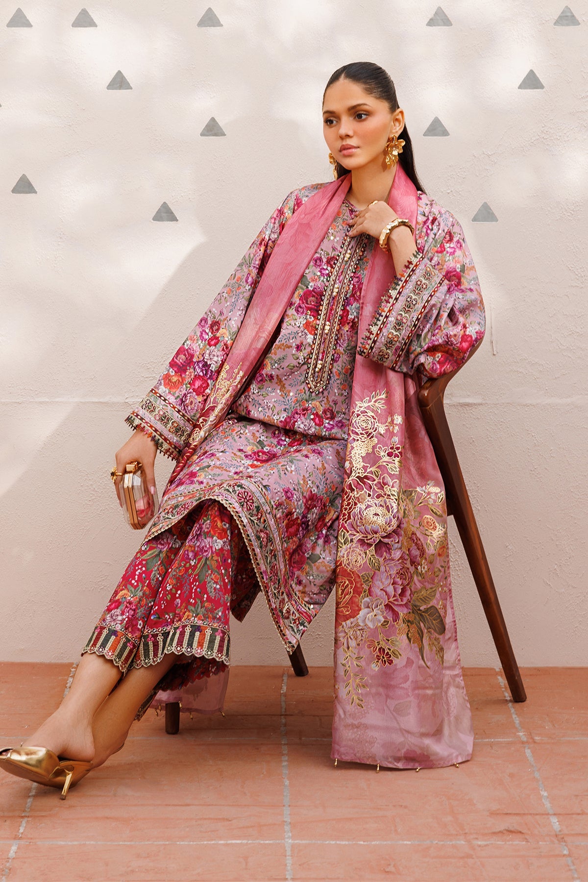 Baroque | Embroidered Lawn | SF-4398