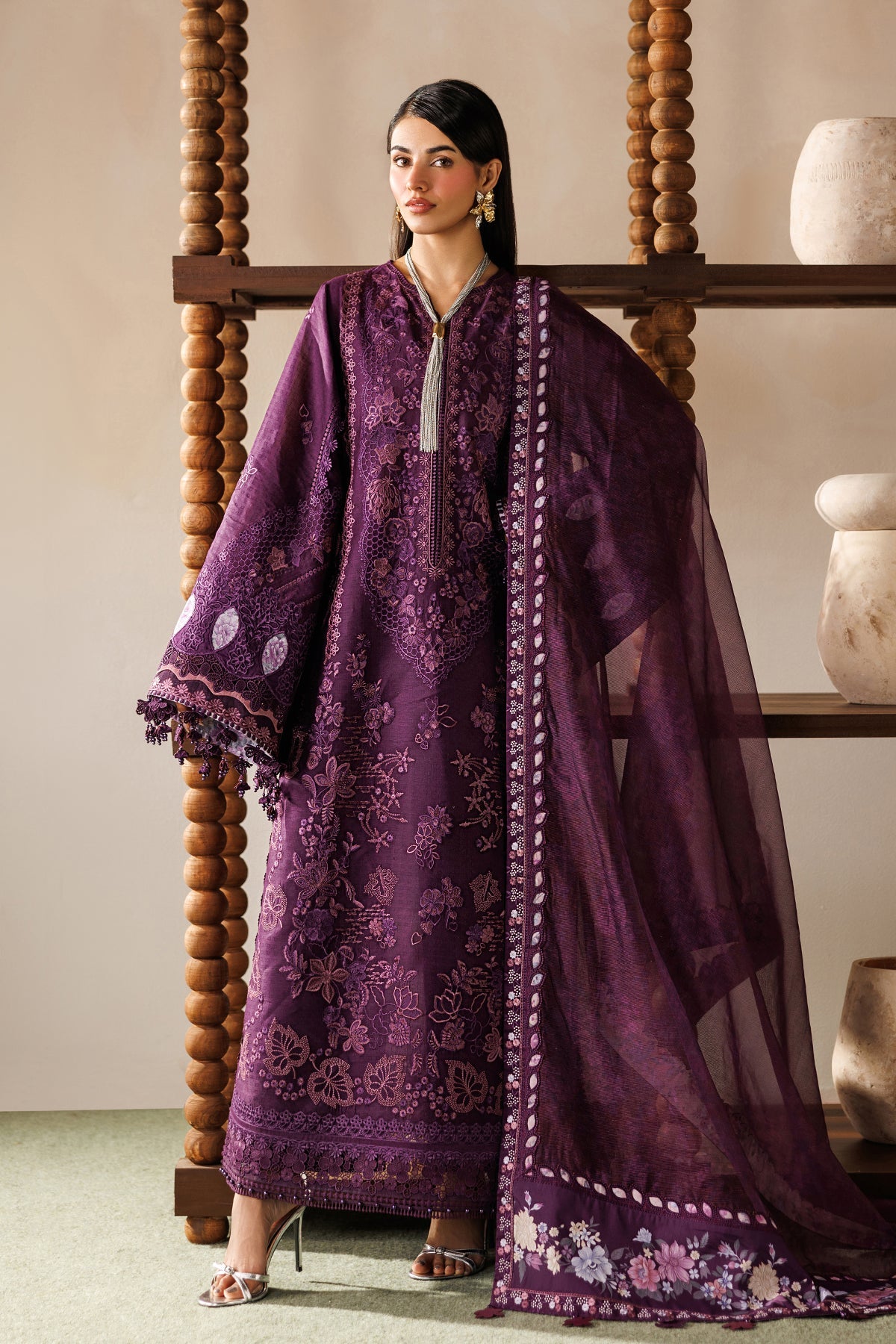 Baroque | Edit Lawn’26 | EMBROIDERED LAWN EL26-D02 UNSTITCHED