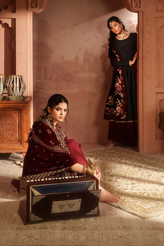 IZNIK | Raagni Velvet Formals | IV-59 Embroidered Velvet