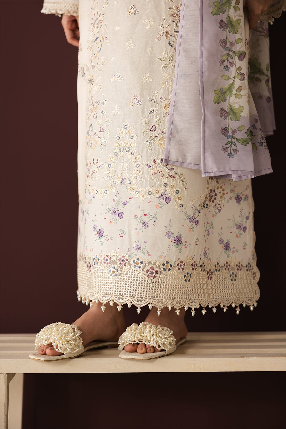Baroque | Embroidered Lawn | SF-4433