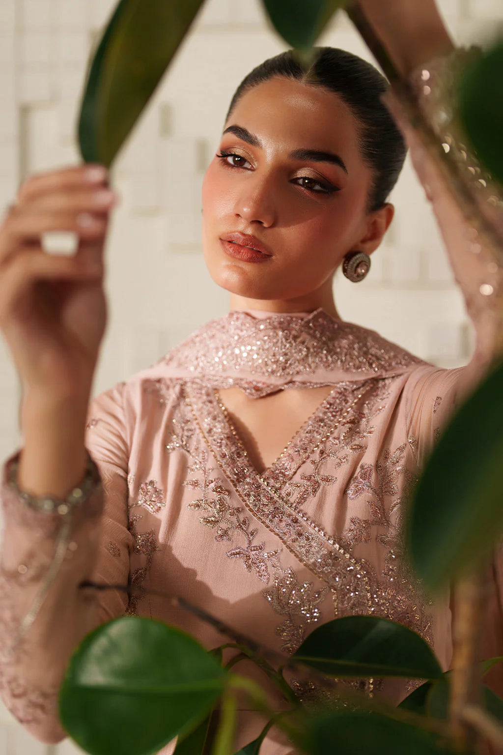 Iznik | Festive Formals | UE-623 Embroidered Chiffon