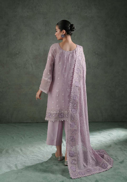 Zarqash | Lakhnawi Festive Chiffon 24 |  ZQL 007B AIZA