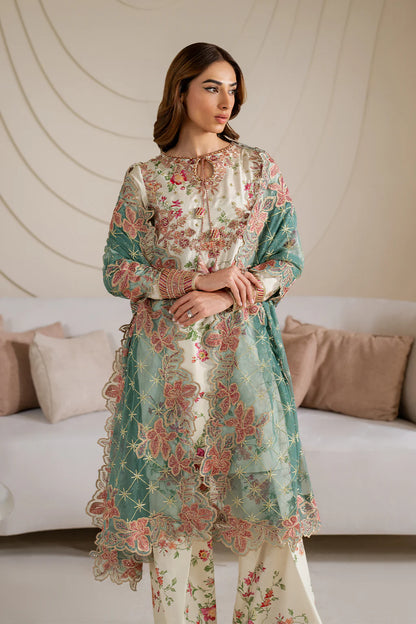 Iznik | Exclusive Formals | UE-411 Printed Silk