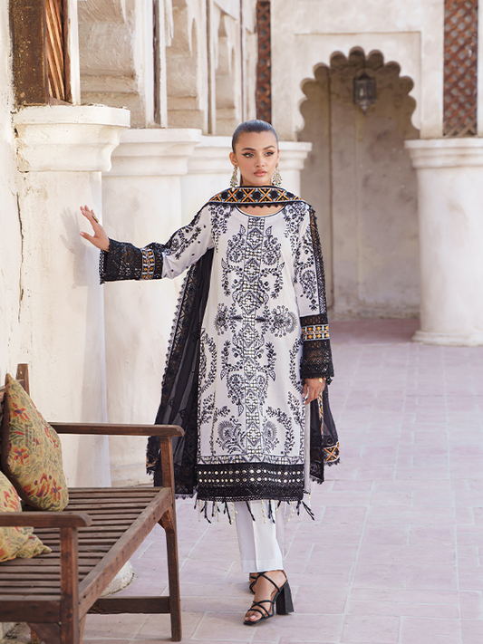 Zebtan | Zeenat Luxury Lawn Eid Collection | ZL 10 - House Of Anaya