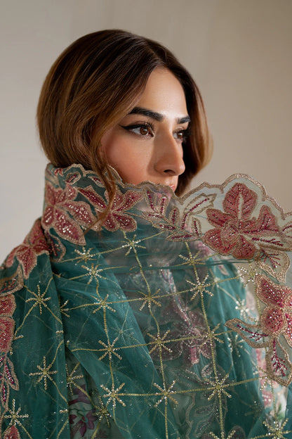 Iznik | Exclusive Formals | UE-411 Printed Silk