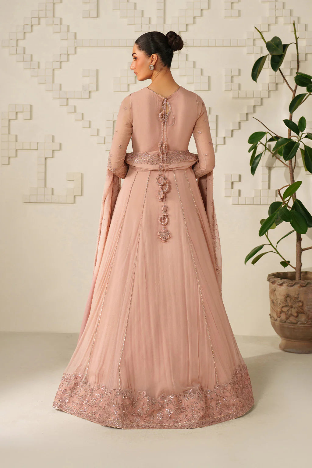 Iznik | Festive Formals | UE-623 Embroidered Chiffon