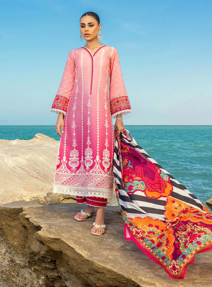 Zainab Chottani Embroidered Chikankari Lawn 3Pc Suit ZC-06A