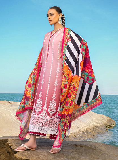 Zainab Chottani Embroidered Chikankari Lawn 3Pc Suit ZC-06A