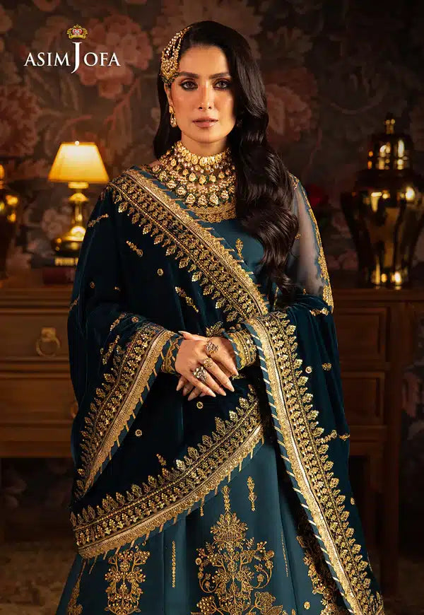 Asim Jofa | Makhmal Wedding Velvet 23 | AJMM-07 - House Of Anaya