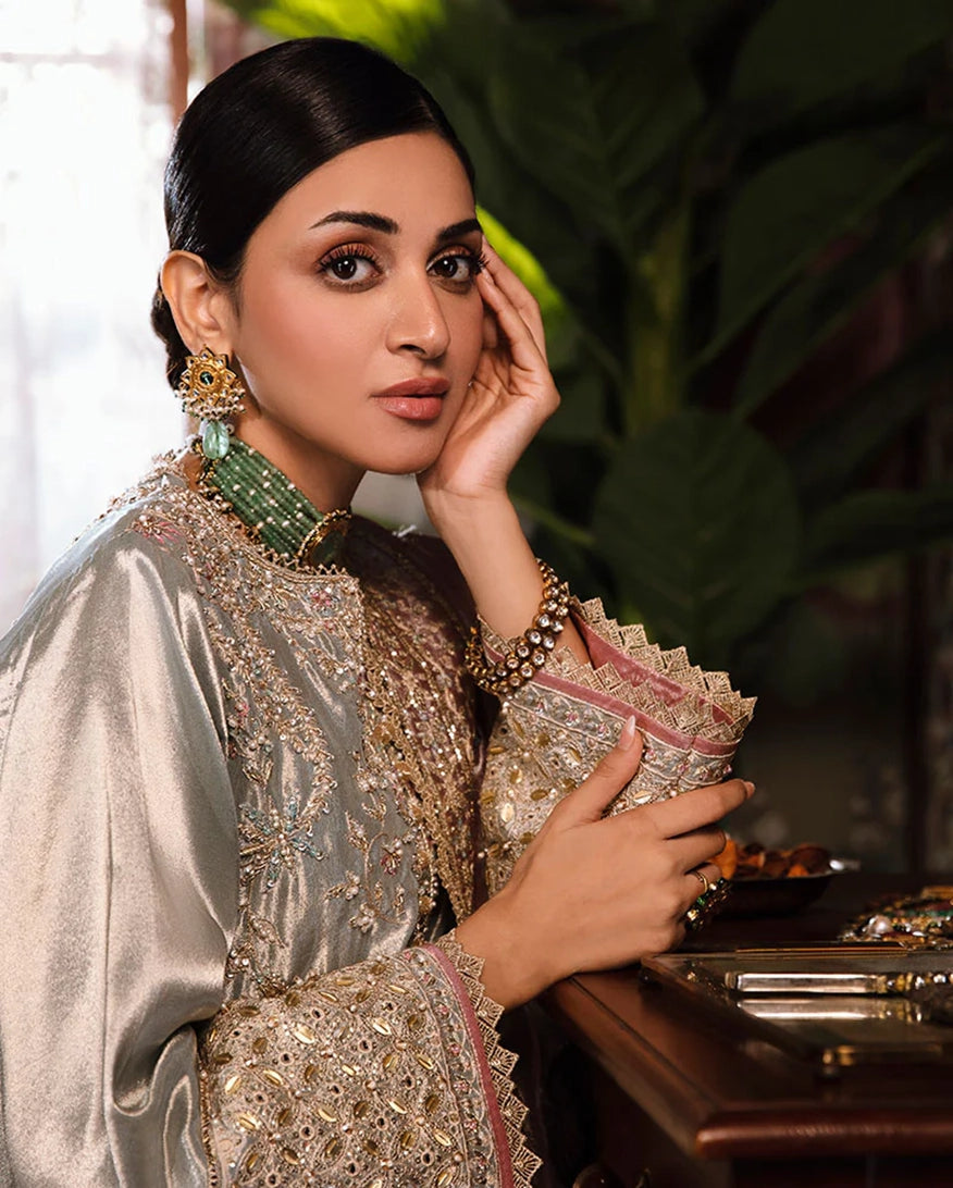 Mushq | Sunehri Lama Silk | Amaya