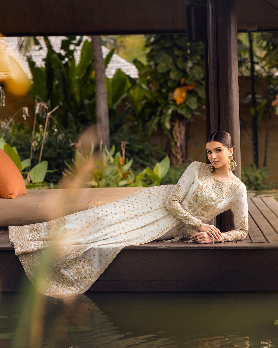 Faiza Saqlain | Zinnia Lawn 25 | Lily - House Of Anaya