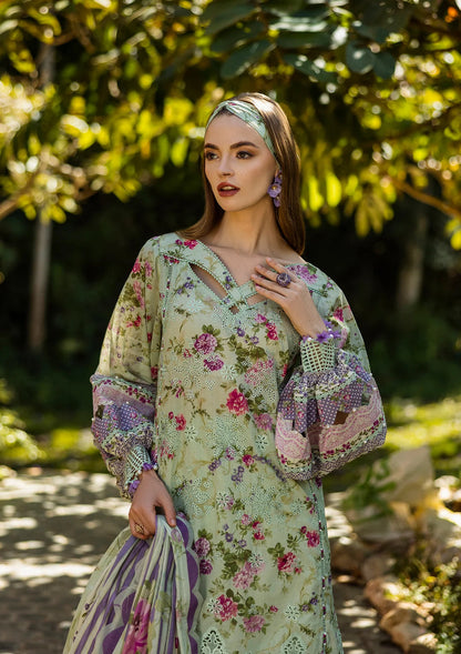 Elaf Premium | Print Chikankari 25 | ELK-03A FLOREALE