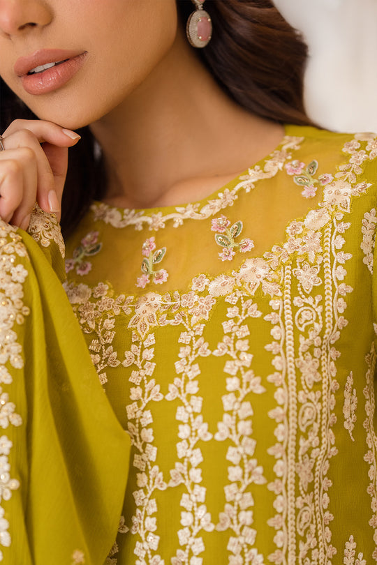 Azure | Ensembles Embroidered Formals | Amber Glow - House Of Anaya