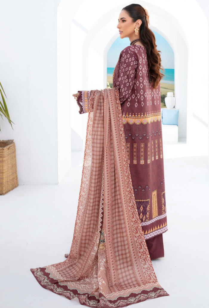 Humdum | Saira Bano Lawn 24 | D07 - House Of Anaya
