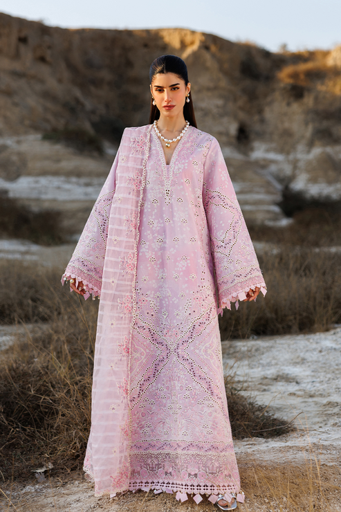 Emaan adeel | Sunlit Groove Luxury Lawn 26 | SUMMER SORBET