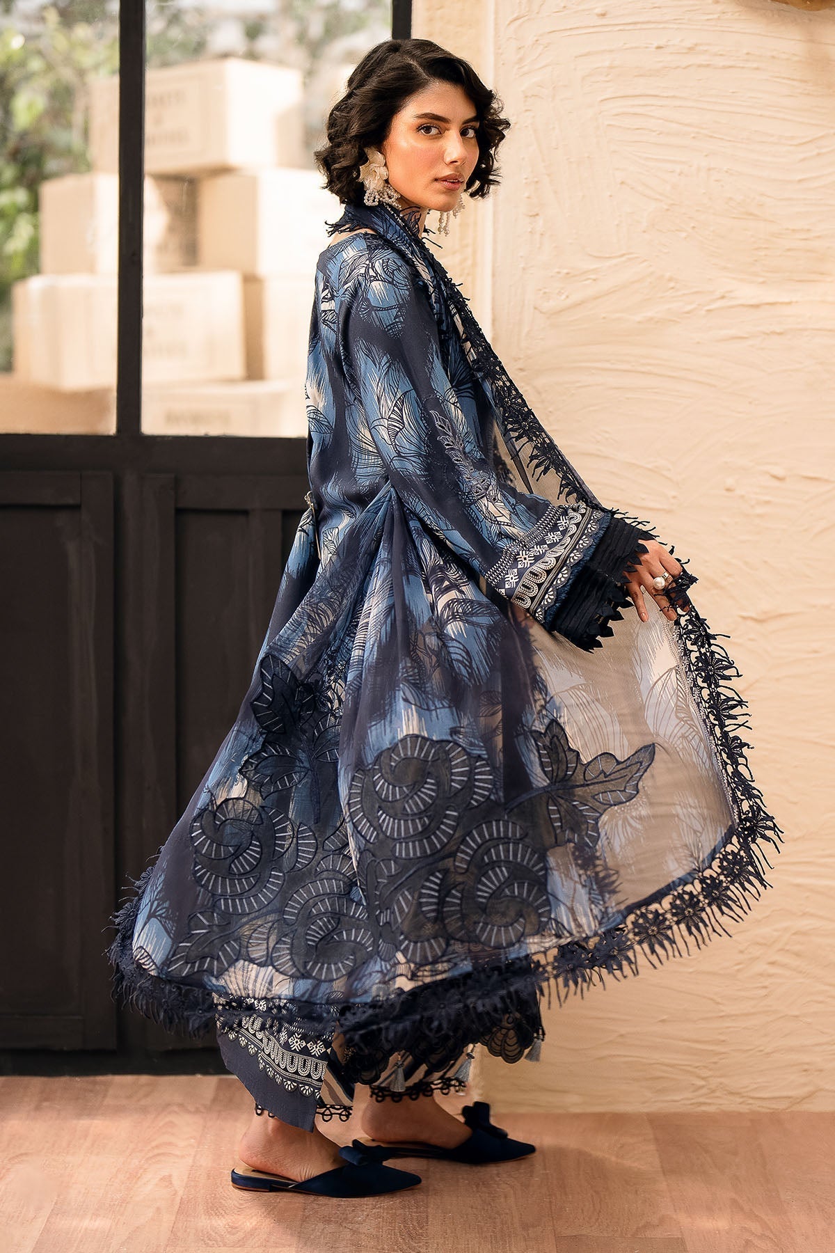 Nureh | Glam Girl Lawn | GL-21 - House Of Anaya