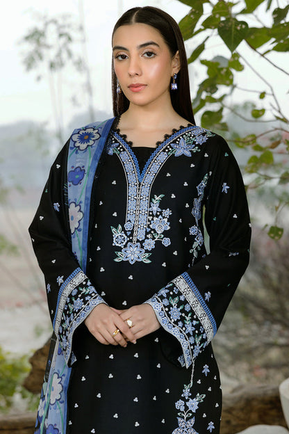 Farasha | Summer Weaves Embroidered Lawn | Ashen Light