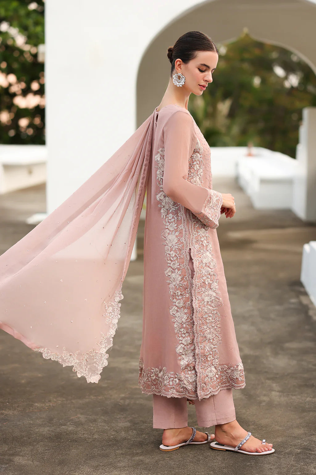 Iznik | Chinon Chiffon | CC-69 Embroidered Chiffon