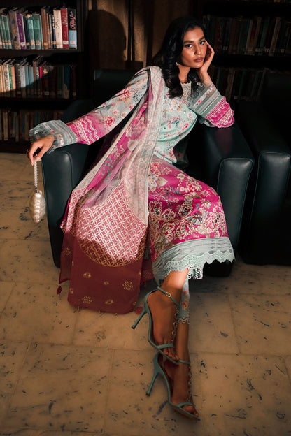 Nureh | Glam Girl Lawn | GL-16 - House Of Anaya