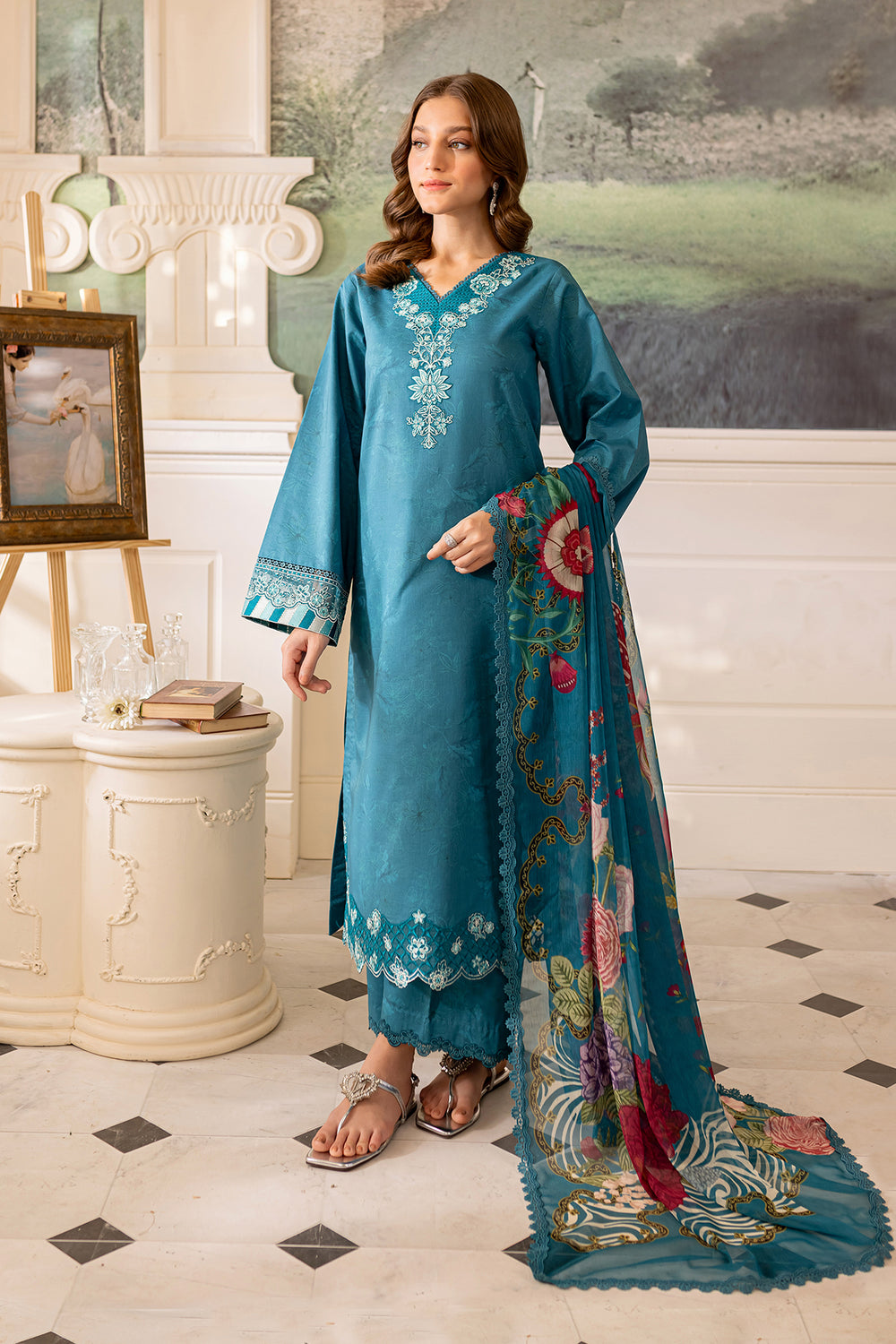 Farasha | Seraya Lawn 24 | PERIWINKLE - House Of Anaya