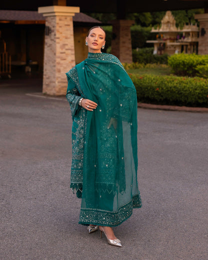 Faiza Saqlain | Zinnia Lawn 25 | Calla - House Of Anaya