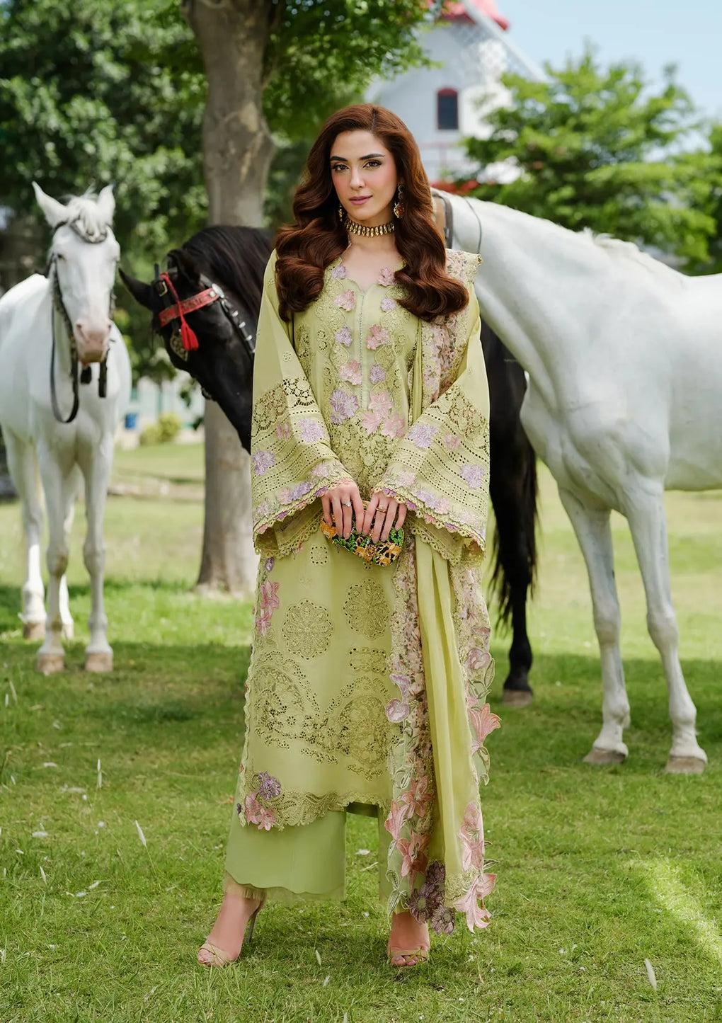 Elaf Premium | Luxury Lawn 25 | ELH-1A PISTACIA