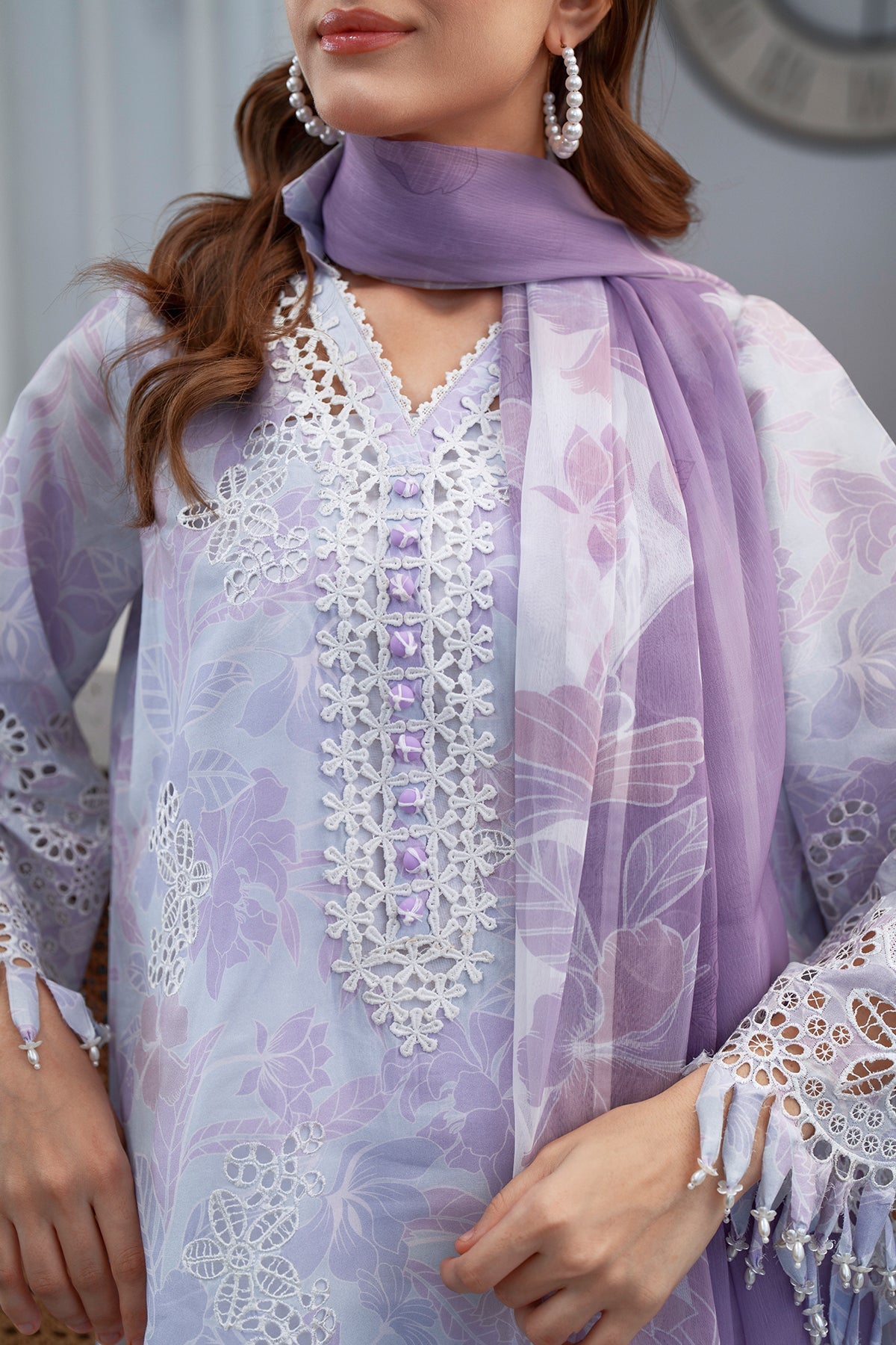 Baroque | Embroidered Lawn | SF-4073