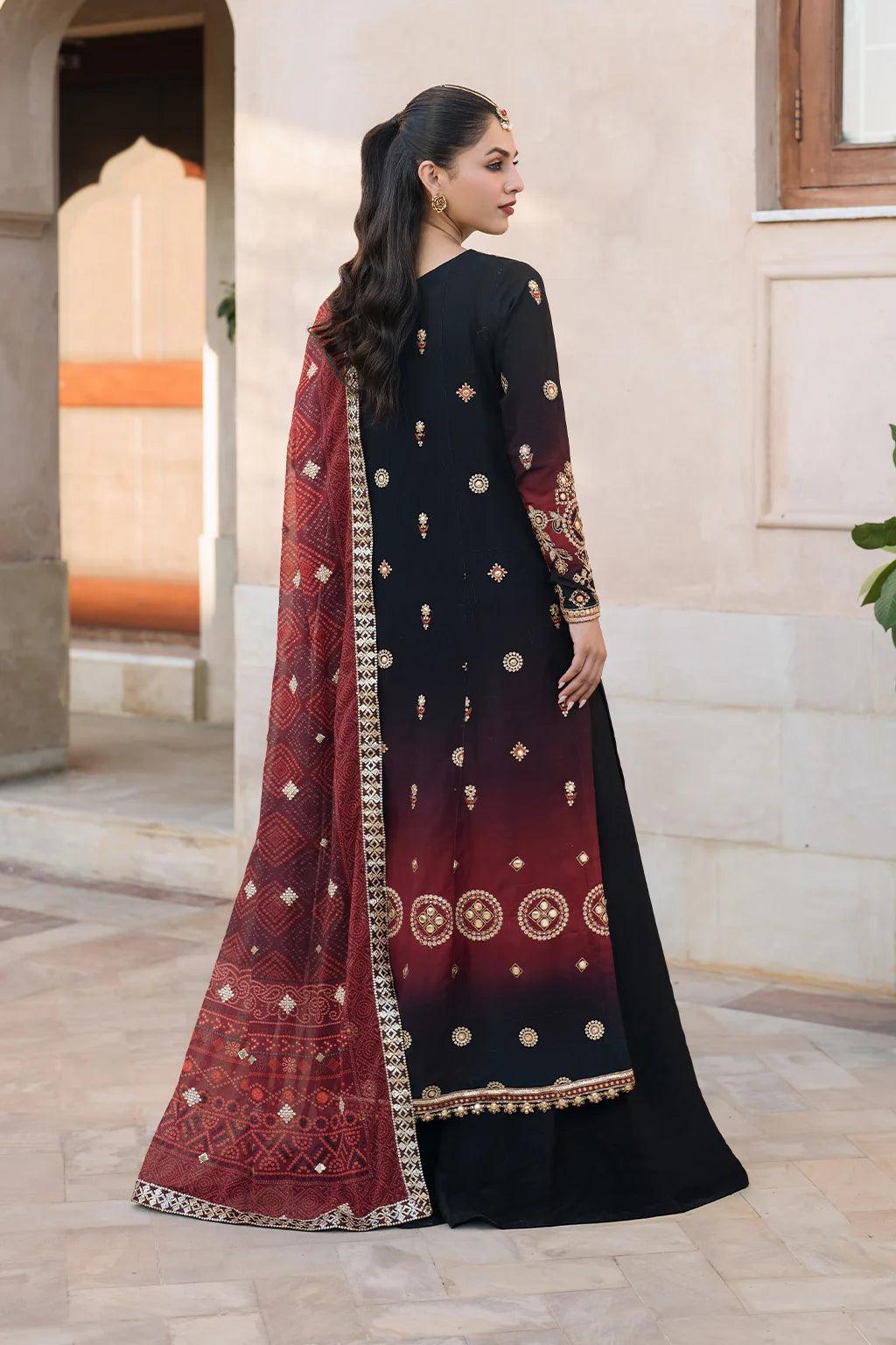 Iznik | Bandhani | UE-330 Embroidered Chiffon