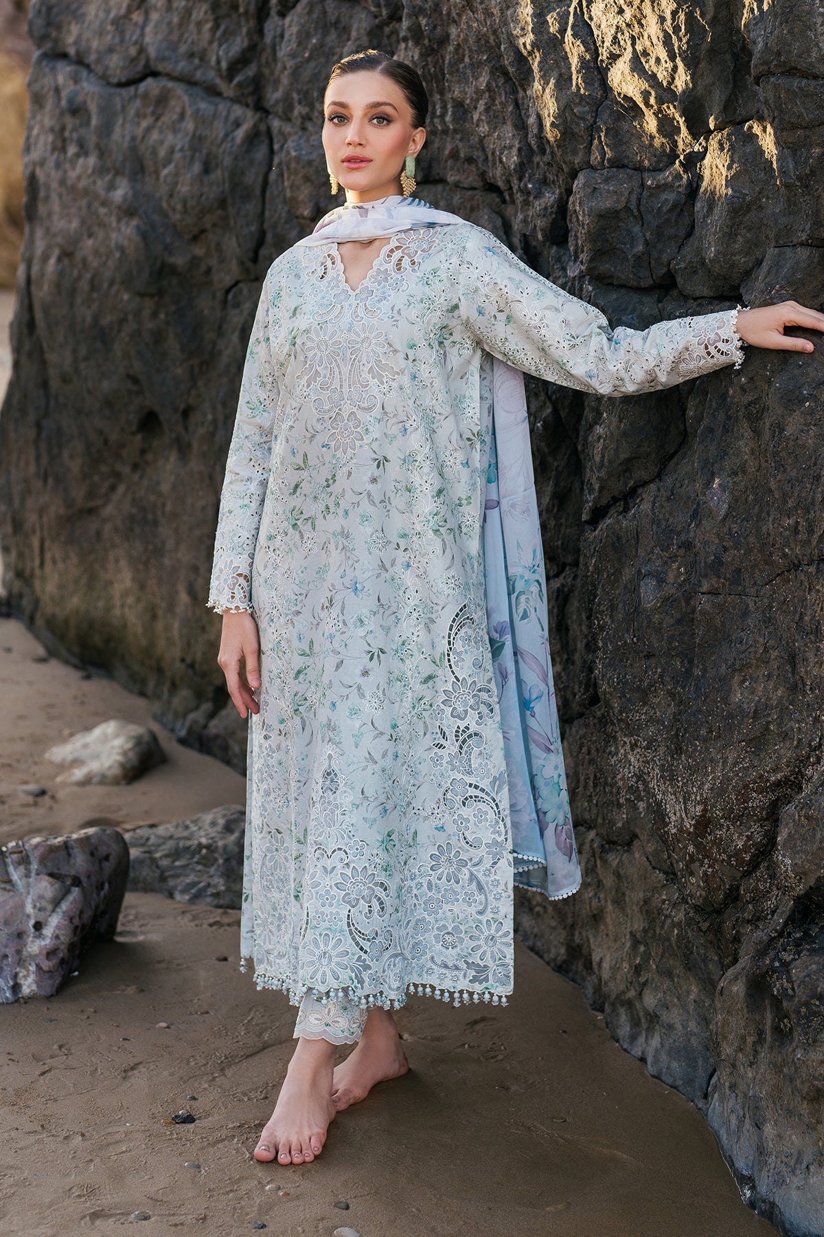 Baroque | Embroidered Lawn | SF-4129